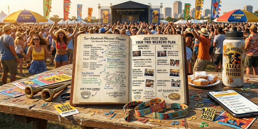 Your New Orleans Jazz Fest 2026 Planner