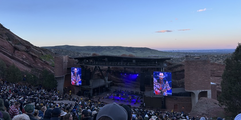 Shane Smith and the Saints Play at Red Rocks Amphitheatre.