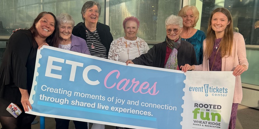 ETC Cares and members of The Active Adult Center at Bellco Theatre.