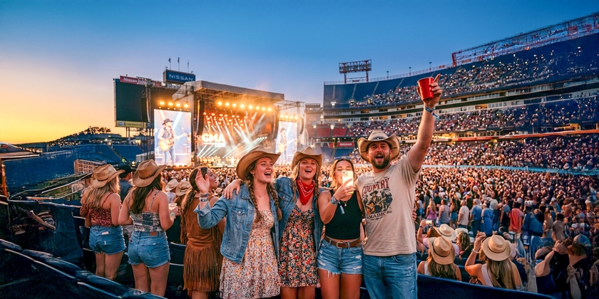 CMA Fest at Nissan Stadium, Nashville.