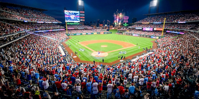 A packed Citizens Bank Park in Philadelphia during MLB All-Star Week 2026.