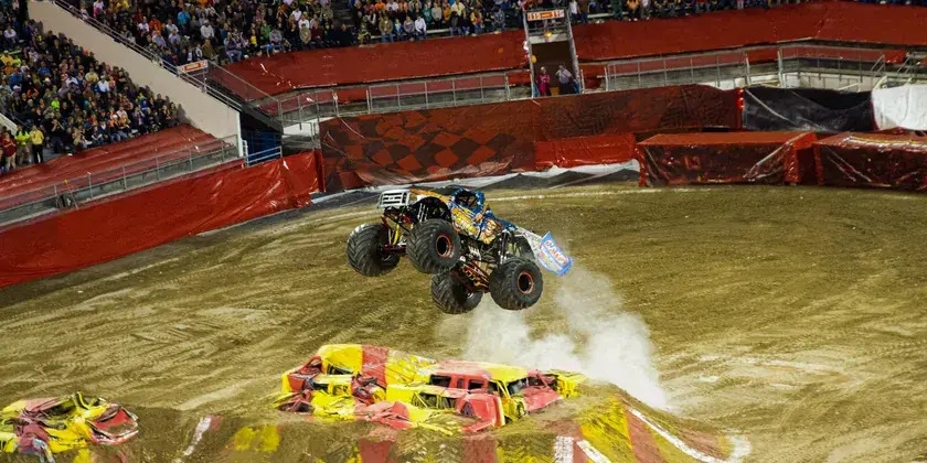 Monster Jam truck at Orlando Citrus Bowl.