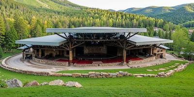AI Generated view from the lawn at Gerald Ford Amphitheatre facing the stage