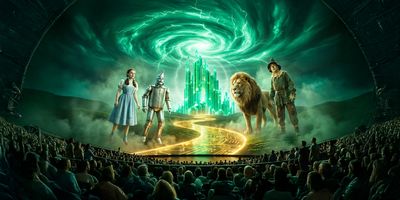  The Wizard of Oz being display at the Sphere Las Vegas.