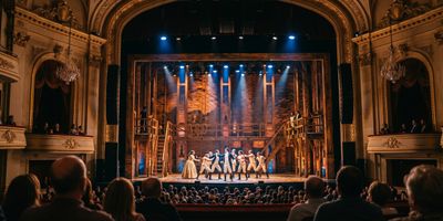 Hamilton On Stage.