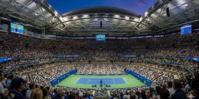 A panoramic view of Arthur Ashe Stadium.