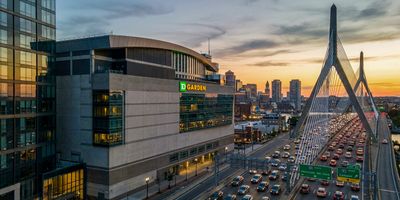 A panoramic view of TD Garden.